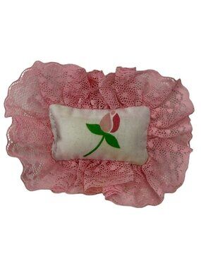 Vintage Kenner Rose Petal Place Fashions Flower Dreams Lace Pillow Replacement